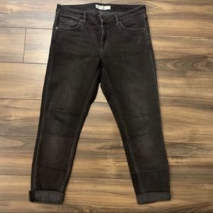 Topshop Dark-Wash Lucas Jeans